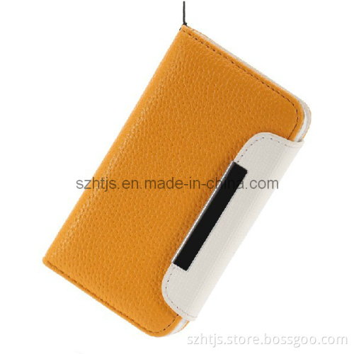 Beautiful High Quality Leather Pouch Skin Case for iPhone 4 4s Cell Phone Holster